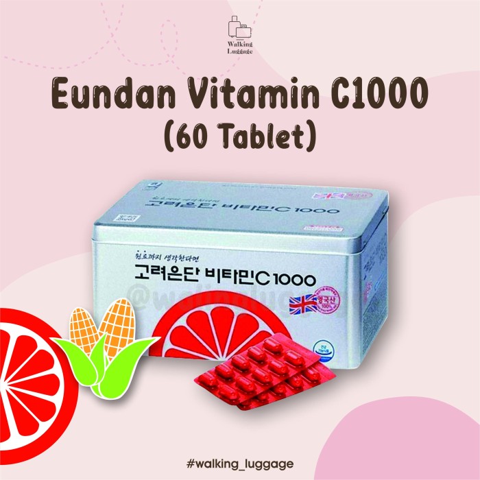 Eundan Vitamin C 1000 Vitamin C Korea Walking Luggage